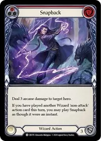 Snapback Red (Crucible of War) — Flesh & Blood TCG Card Value