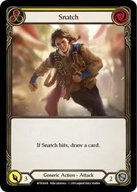 Snatch Yellow (Welcome to Rathe) — Flesh & Blood TCG Card Value