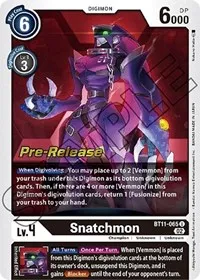 Snatchmon (Dimensional Phase Pre-Release Cards) — Digimon Card Game Card Value