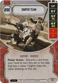 Sniper Team (Allies of Necessity) — Star Wars Destiny Card Value
