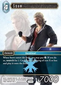 Snow (Opus V) — Final Fantasy TCG Card Value
