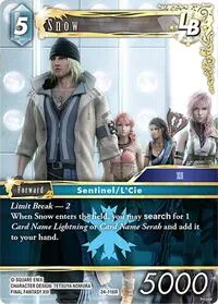 Snow (Hidden Legends) — Final Fantasy TCG Card Value