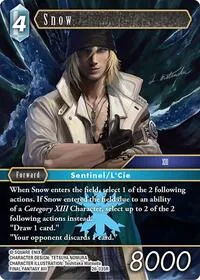 Snow (Gunslinger in the Abyss) — Final Fantasy TCG Card Value