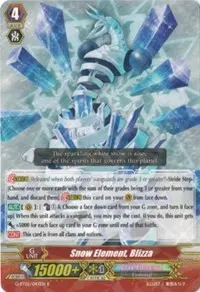 Snow Element Blizza (G-BT02: Soaring Ascent of Gale & Blossom)