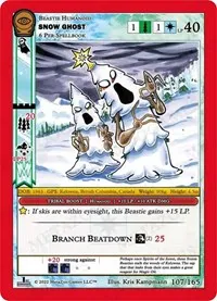Snow Ghost (Seance: First Edition) — MetaZoo Card Value
