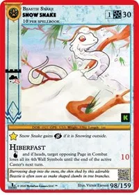 Snow Snake (Cryptid Nation: Kickstarter Edition) — MetaZoo Card Value