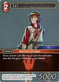 Sol (Opus VII) — Final Fantasy TCG Card Value
