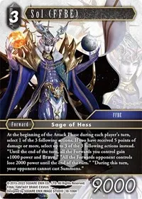 Sol FFBE (Resurgence of Power)