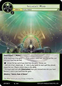 Solarias Wind (Judgment of the Rogue Planet)