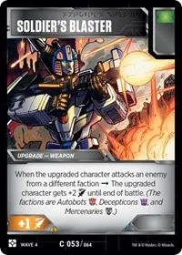 Soldiers Blaster (War for Cybertron: Siege II)