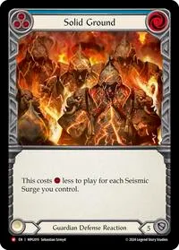 Solid Ground (Mastery Pack Guardian) — Flesh & Blood TCG Card Value