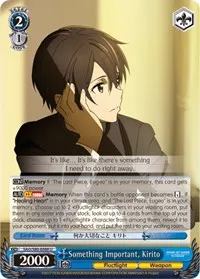 Something Important Kirito (Sword Art Online -Alicization- Vol.2)