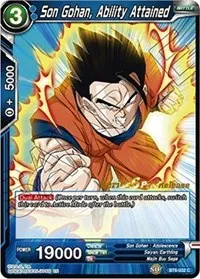 Son Gohan Ability Attained (Destroyer Kings Pre-Release Cards) — Dragon Ball Super CCG Card Value
