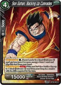 Son Gohan Backing Up Comrades (Three Glorious Fighters)