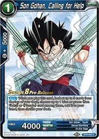 Son Gohan Calling for Help (Malicious Machinations Pre-Release Cards)