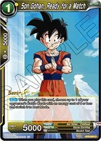 Son Gohan Ready for a Match (Destroyer Kings Pre-Release Cards)