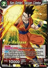 Son Gohan Saiyan Combo (Supreme Rivalry Pre-Release Cards)