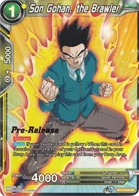 Son Gohan the Brawler (Cross Spirits Pre-Release Cards) — Dragon Ball Super CCG Card Value