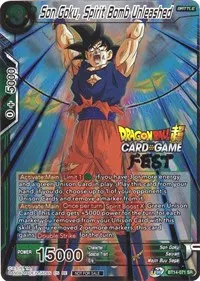 Son Goku Spirit Bomb Unleashed Card Game Fest 2022 (Tournament Promotion Cards)