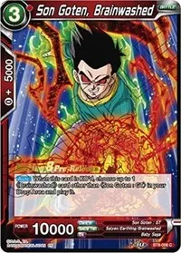 Son Goten Brainwashed (Malicious Machinations Pre-Release Cards)