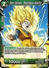 Son Goten Reckless Ability (Draft Box 06 - Giant Force)