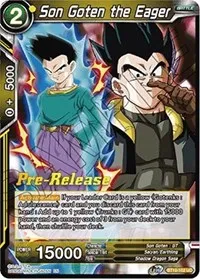Son Goten the Eager (Rise of the Unison Warrior Pre-Release Cards) — Dragon Ball Super CCG Card Value