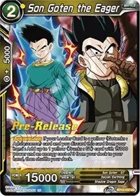 Son Goten the Eager (Rise of the Unison Warrior Pre-Release Cards)