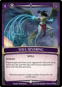 Soul Severing (Echoes of Hokken) — Argent Saga TCG Card Value