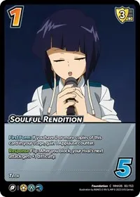 Soulful Rendition (UniVersus: My Hero Academia: Jet Burn)