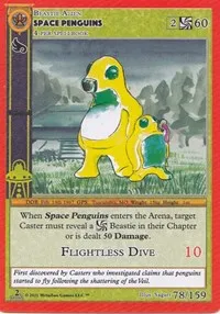 Space Penguins (Cryptid Nation: Second Edition) — MetaZoo Card Value