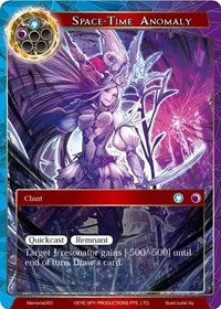 Space Time Anomaly (Alice Origin Memoria Cards) — Force of Will Card Value