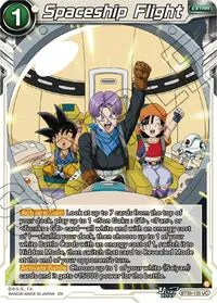 Spaceship Flight (Three Glorious Fighters) — Dragon Ball Super CCG Card Value