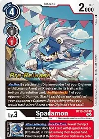 Spadamon (Xros Encounter Pre-Release Cards) — Digimon Card Game Card Value