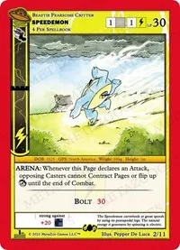 Speedemon (UFO: First Edition Tribal Theme Decks) — MetaZoo Card Value