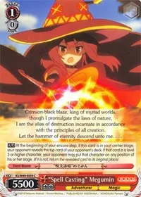 Spell Casting Megumin (KonoSuba) — Weiss Schwarz Card Value