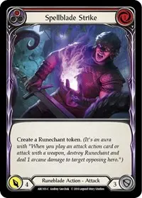 Spellblade Strike Red (Arcane Rising)