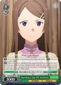 Spending a Day Off Sortiliena (Sword Art Online -Alicization-)
