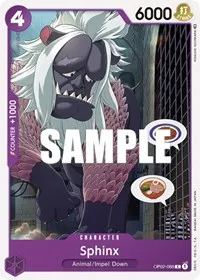 Sphinx (Paramount War) — One Piece Card Game Card Value