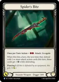 Spiders Bite (Armory Deck: Arakni)