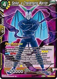 Spike a Challenging Warrior (Critical Blow Pre-Release Cards)