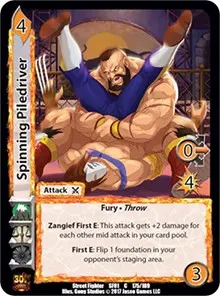 Spinning Piledriver (Street Fighter CCG)