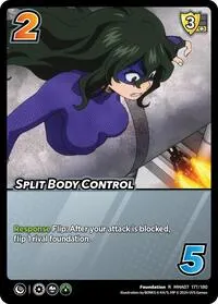Split Body Control (UniVersus: My Hero Academia: Girl Power)