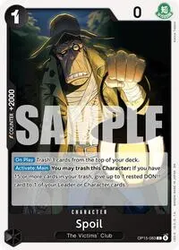 Spoil (Adventure on Kami's Island)