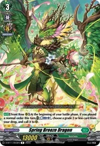 Spring Breeze Dragon (D-BT11: Clash of the Heroes)