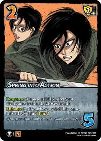 Spring into Action (Attack on Titan: Battle for Humanity) — UniVersus Card Value