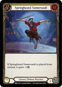 Springboard Somersault (Crucible of War) — Flesh & Blood TCG Card Value
