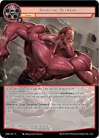 Sprinting Steward (A New World Emerges)