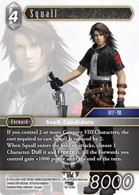 Squall (Resurgence of Power) — Final Fantasy TCG Card Value