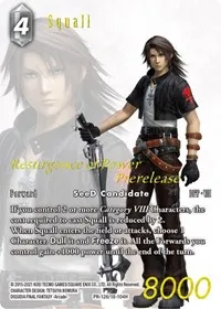 Squall Prerelease Promo (FF: Promo Cards) — Final Fantasy TCG Card Value