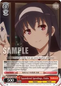 Squandered Spendings Utaha (Saekano How to Raise a Boring Girlfriend. flat)